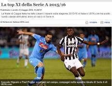 IM Sport-包含皮亚尼奇入选欧洲最佳阵容，成为意大利骄傲的词条